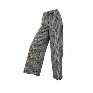 Max Studio Monochrome Zigzag Wide Leg Pants Size Small EUC